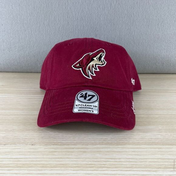 47' Clean Up Arizona Coyotes Miata Clean Up Women's‎ Red Adjustable Hat Cap - Picture 1 of 8